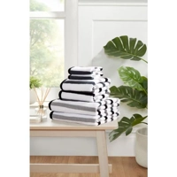 Amalfi 6pc Towel Bale - Black