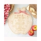 Apple Pie Recipe Serving Board