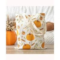 Autumn Days Print Polycotton Tote..
