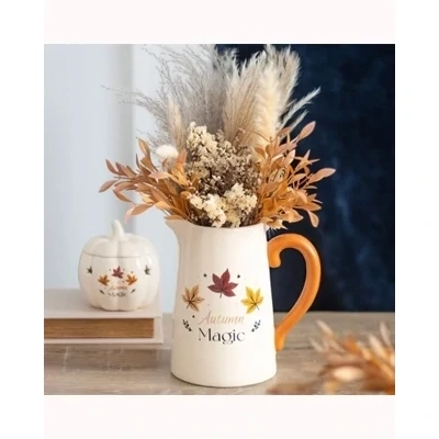 Autumn Magic Ceramic Flower Jug