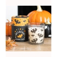 Bat Print Mulberry Candle