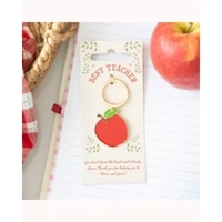Best Teacher Apple Keyring