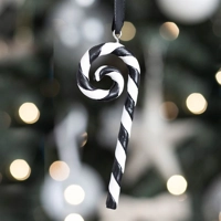 Black and White Candy Cane Hangin..
