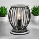 Black Industrial Framework Wax Burner