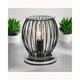 Black Industrial Framework Wax Burner
