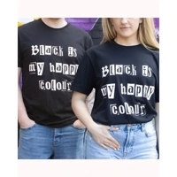 Black is My Happy Colour Unisex T..