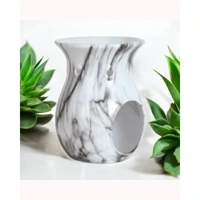 Black & White Marble Wax Tea Ligh..