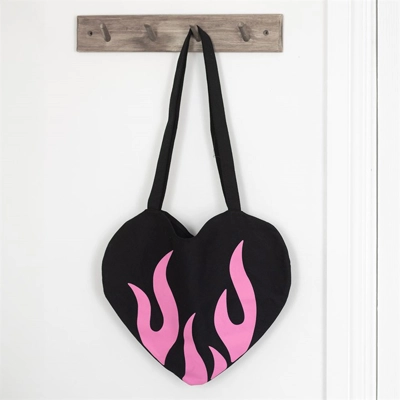 Burning Heart Tote Bag