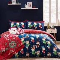 Christmas Elves Duvet Cover