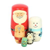 Christmas Russian Nesting Doll Set