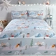 Christmas Winter Town Duvet Cover