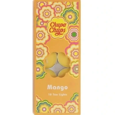 Chupa Chups 10 Scented Tea Lights Candle – Mango