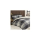 Classic Tartan Duvet Set - Blue