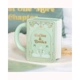 Coffee and Books Green Book Shaped Mug