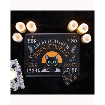 Cute and Creepy Bat Cat Talking Board with Planchette