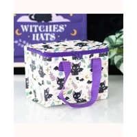 Cute and Creepy Cat Print Lunch Bag