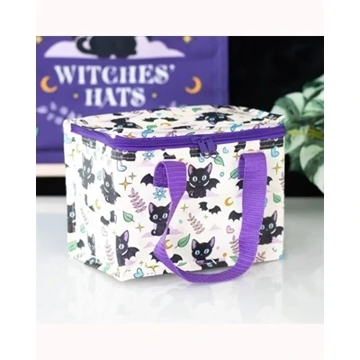 Cute and Creepy Cat Print Lunch Bag