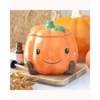 Cute Smiling Pumpkin Oil Burner a..
