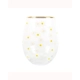 Daisy Print Stemless Wine Glass