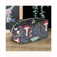 Dark Forest Print Makeup Bag