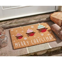 Decoir Mat - Festive Robins
