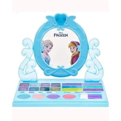 Disney Frozen Cosmetic Vanity Compact Makeup Set with Light & Built-in Music Gift Set