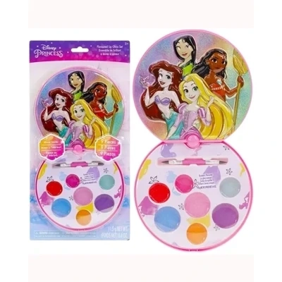 Disney Princess Lip Gloss, Makeup Brush & Mirror Makeover Set