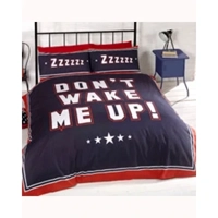 Dont Wake Me Up Duvet Set Navy