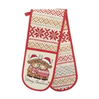 Double Oven Glove - Highland Cow
