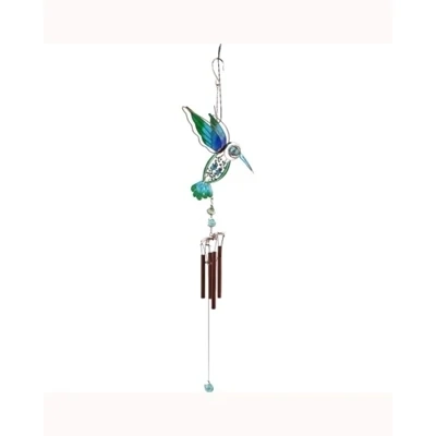 Blue/Green Hummingbird Windchime