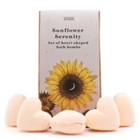 Sunflower Serenity Bath Heart Gif..