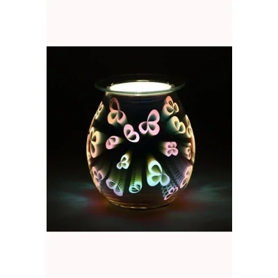 3D Flower Petal Light Up Electric Oil Burner