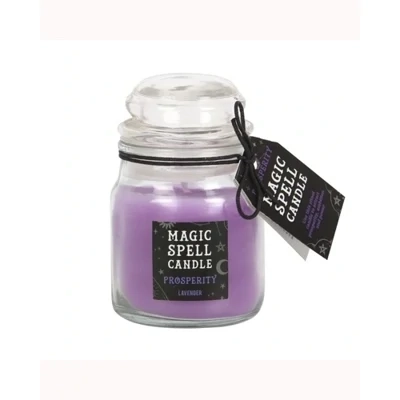Lavender 'Prosperity' Spell Candle Jar