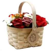 Large Bouquet in Wicker Basket