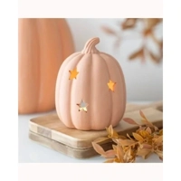 9cm Terracotta Pumpkin Tealight H..