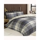 Lomond Brushed Cotton Duvet Set Blue
