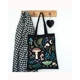 Dark Forest Print Polycotton Tote Bag
