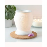 Dragonfly White Ceramic Electric ..