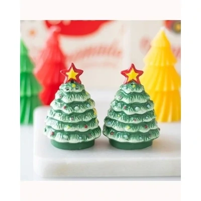 Nostalgic Christmas Trees Salt & Pepper Shakers