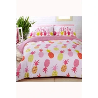 Studio Art Aloha Pineapples Duvet Set Reversible