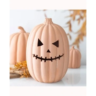 30cm Terracotta Pumpkin Ornament