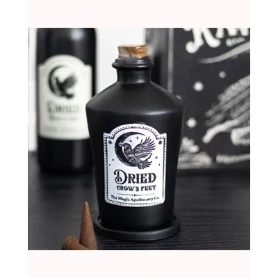 Dried Crow's Feet Incense Cone Holder