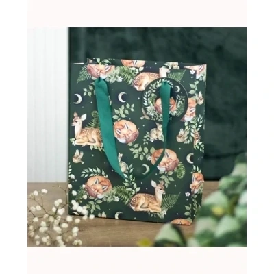 Fawn and Friends Forest Print Gift Bag