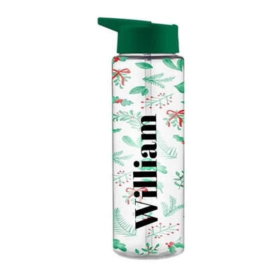 Festive Water Bottle - Green