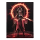 Fire Element Sorceress Canvas Plaque