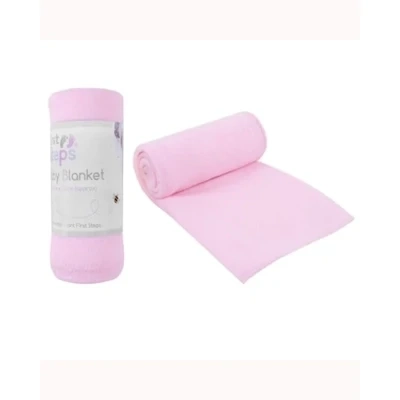 First Steps Baby Blanket - Pink