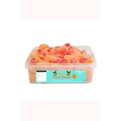 Fizzy Peach Hearts