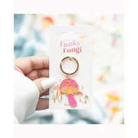 Funky Fungi Mushroom Keyring