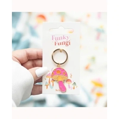 Funky Fungi Mushroom Keyring