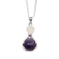 Gemstone Healing Hands Pendant - ..